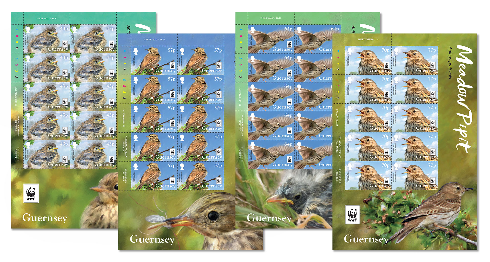 Sheets of 10